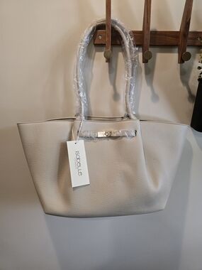 Isabelle Cream Tote Bag - Elegant Everyday Shoulder Tote
